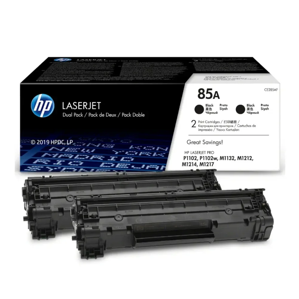HP 85A Black Original LaserJet Toner Cartridge CE285A